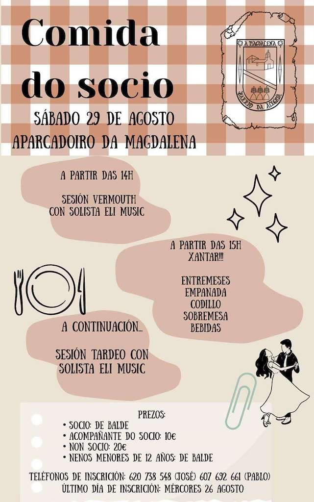 Comida do Socio da Magdalena (2026) en Ortigueira