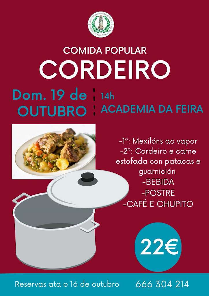 Comida Popular Cordeiro de Arcade en Soutomaior