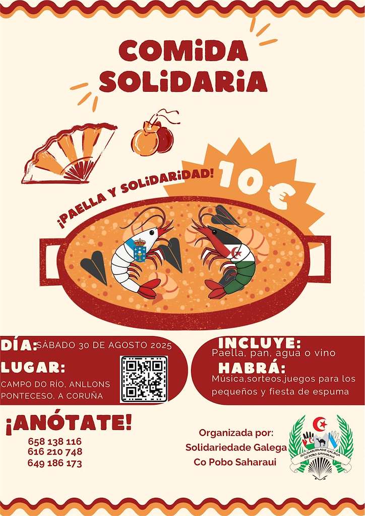 Comida Solidaria de Anllóns  (2025) en Ponteceso