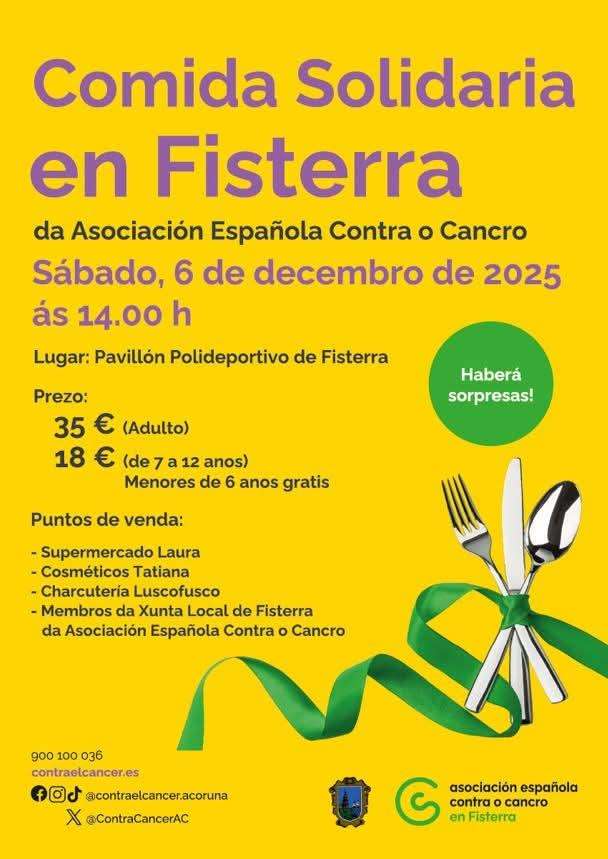 Comida Solidaria en Fisterra