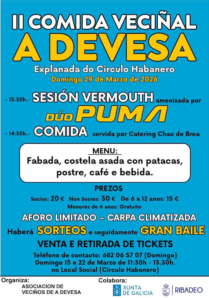 II Comida Veciñal de A Devesa  en Ribadeo