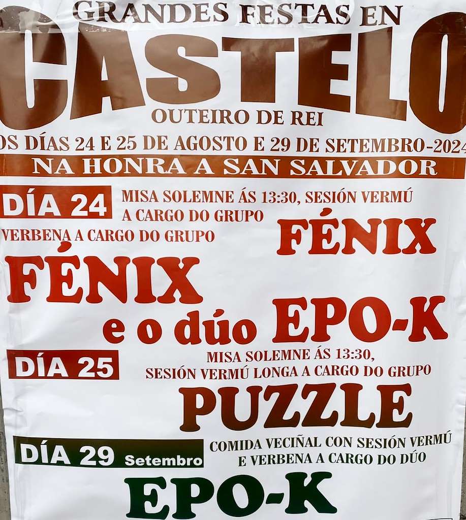 Comida Veciñal de Castelo en Outeiro de Rei
