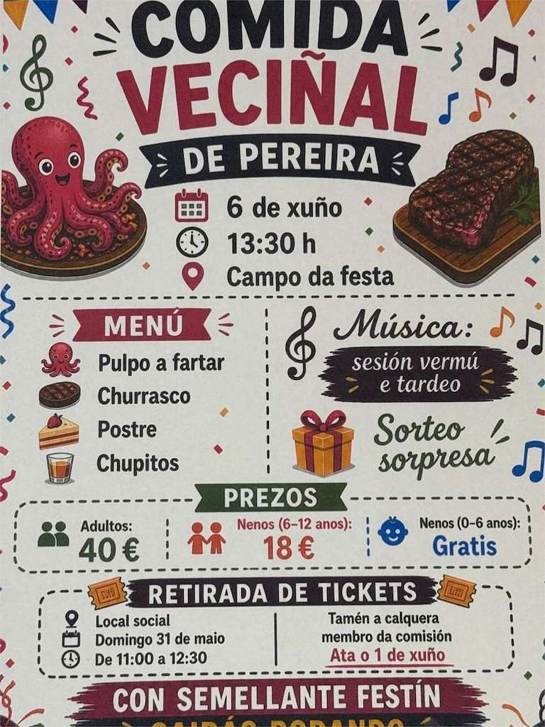 Comida Veciñal de Pereira  (2026) en Ordes