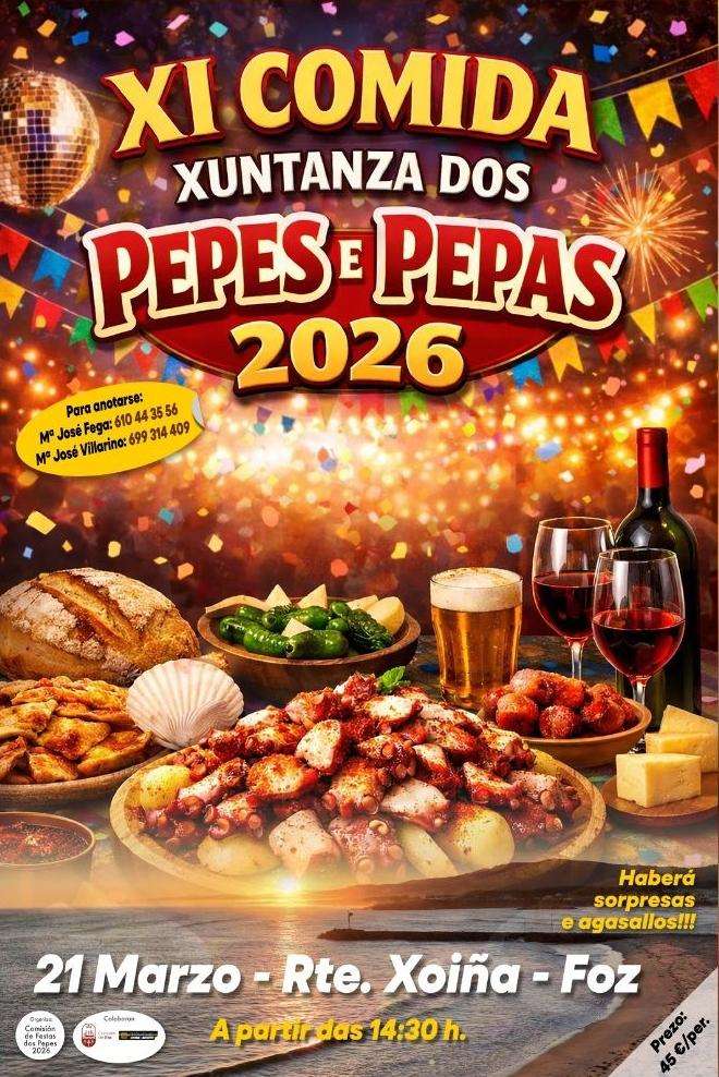 XI Comida Xuntanza dos Pepes e Pepas en Foz