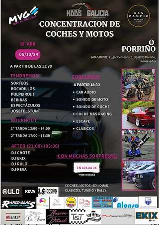 Concentración de Coches y Motos de San Campio  en O Porriño