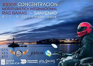XXXVII Concentración Internacional Mototurística Rías Baixas en Sanxenxo