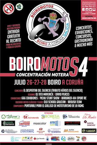 Concentración Motera  en Boiro