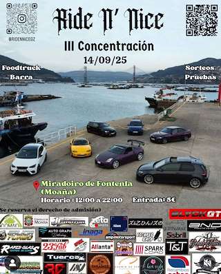 Concentración Ride N´Nice (2026) en Moaña