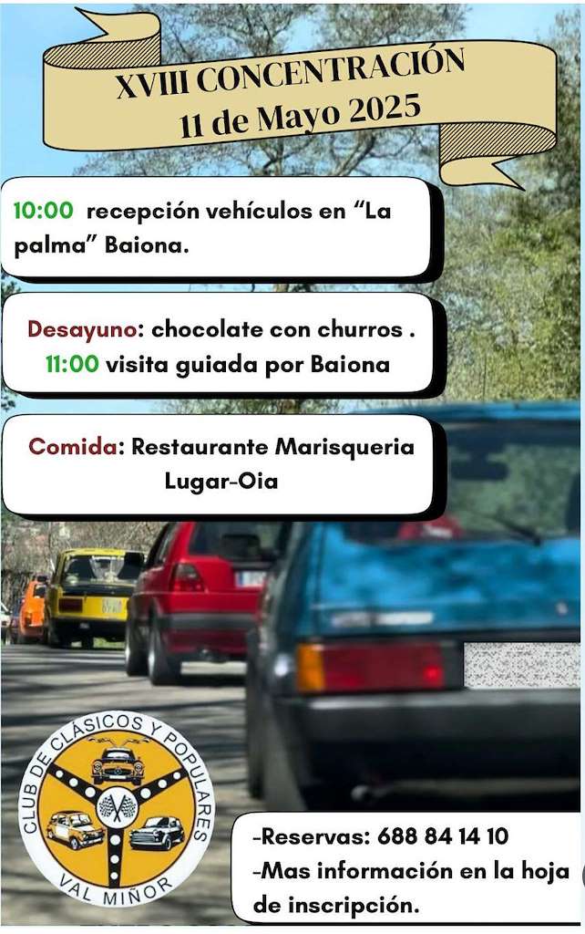 XVIII Concentración (2025) en Baiona