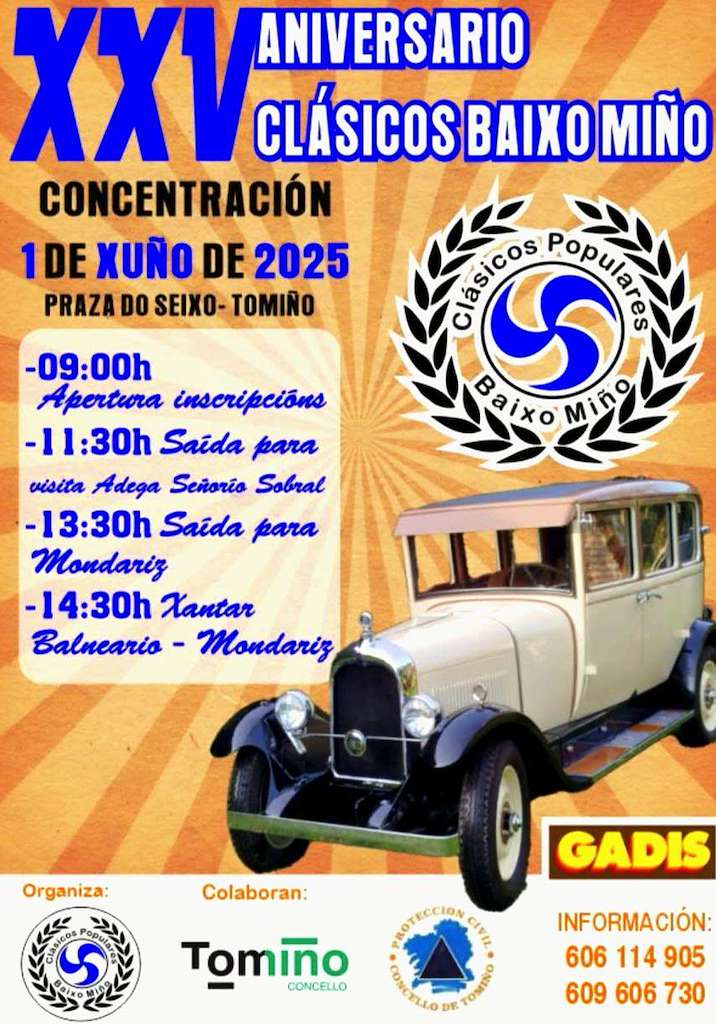 XXV Concentración Clásicos Baixo Miño (2025) en Tomiño