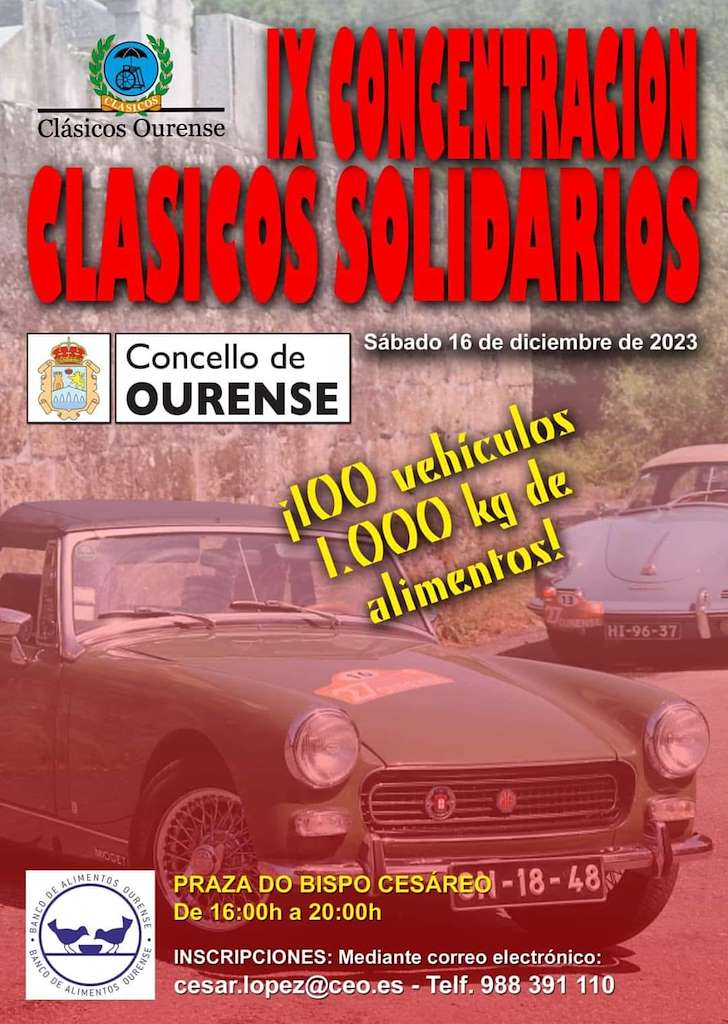 IX Concentración Clásicos Solidarios en Ourense