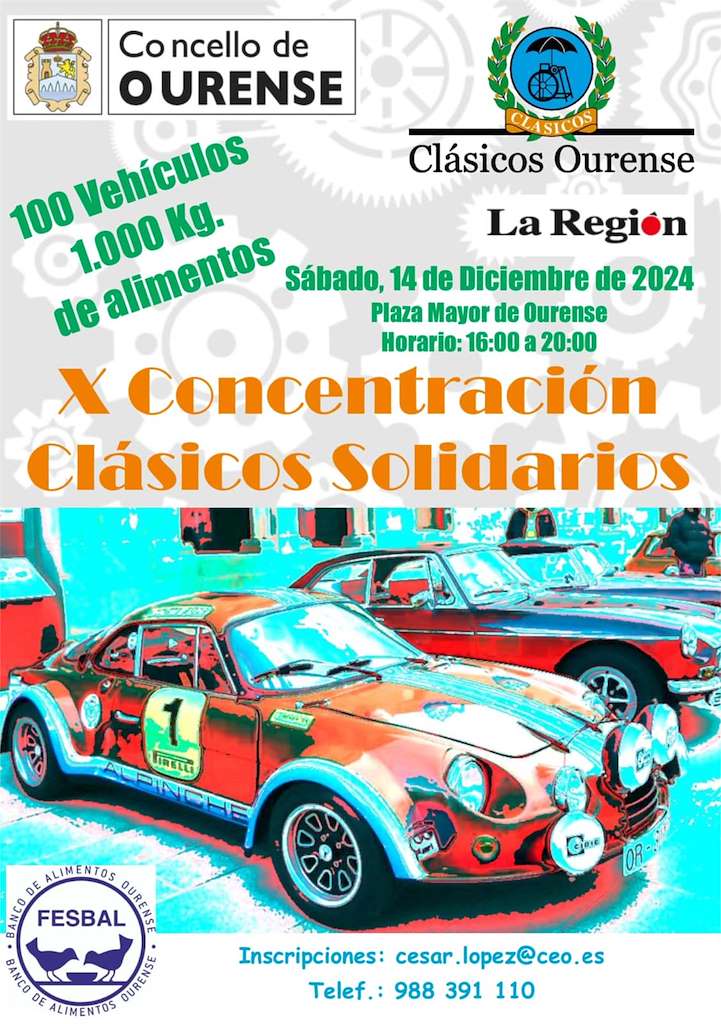 X Concentración Clásicos Solidarios en Ourense