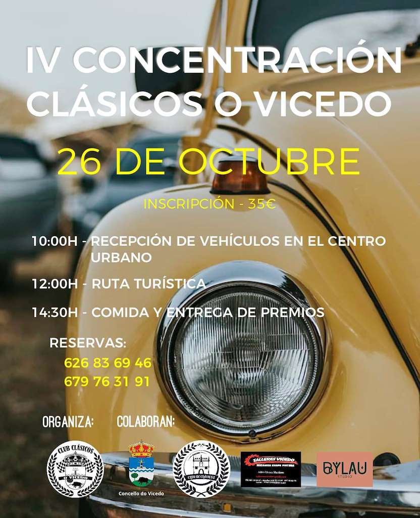 III Concentración Coches Clásicos en O Vicedo