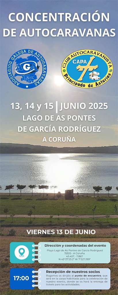 Concentración de Autocaravanas (2025) en As Pontes de García Rodríguez