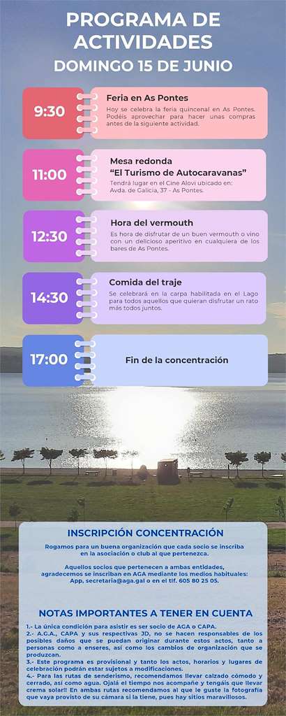 Concentración de Autocaravanas (2025) en As Pontes de García Rodríguez