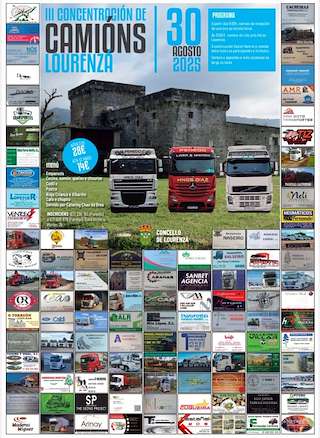 Fechas, información, programa, cartel, imágenes, mapa y ubicación de III Concentración de Camións  en  Lourenzá