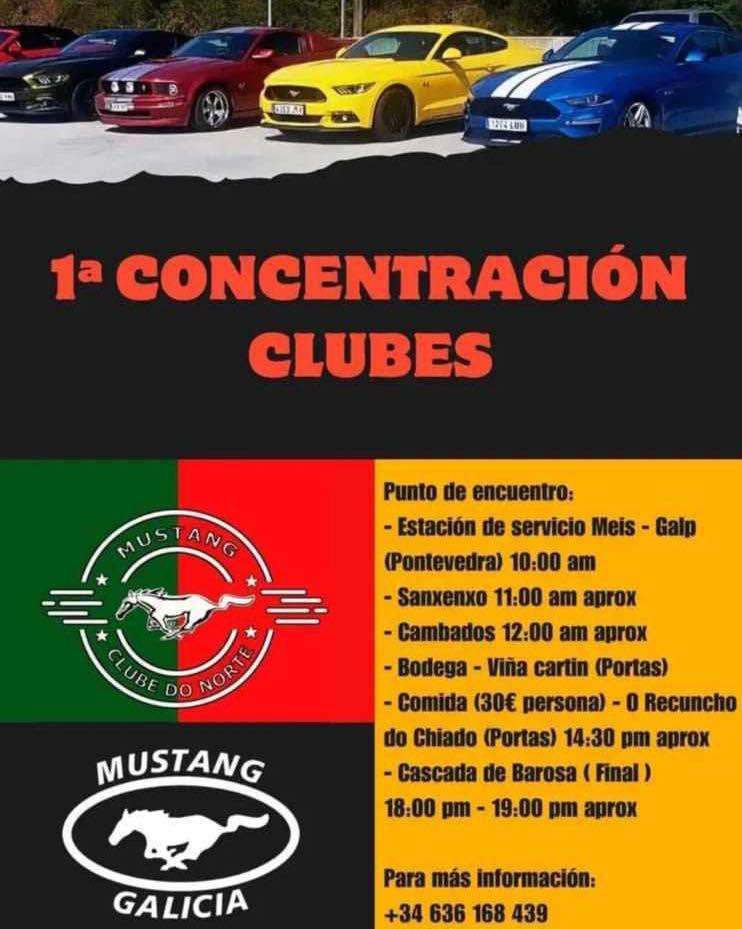 I Concentración de Clubes Mustang  en Meis