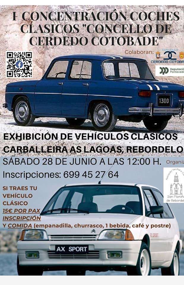 I Concentración de Coches Clásicos (2025) en Cerdedo-Cotobade