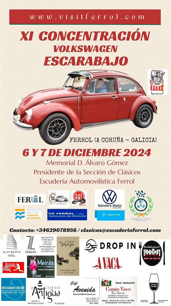 XI Concentración de Escarabajos en Ferrol