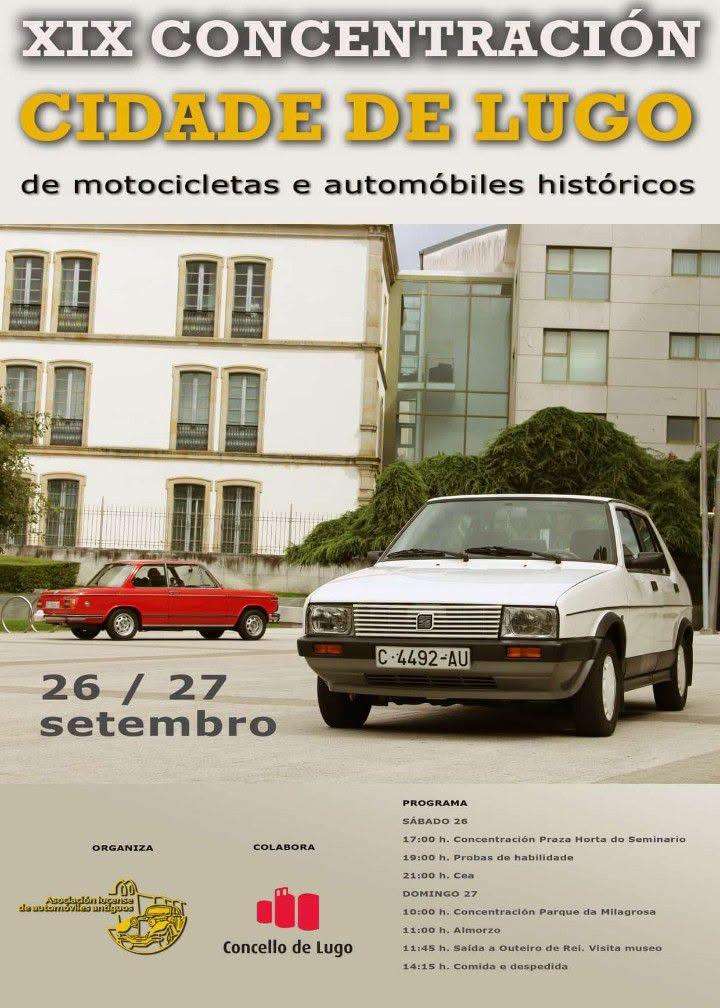 XIX Concentración de Motocicletas e Automóbiles Históricos Cidade de Lugo (2026)