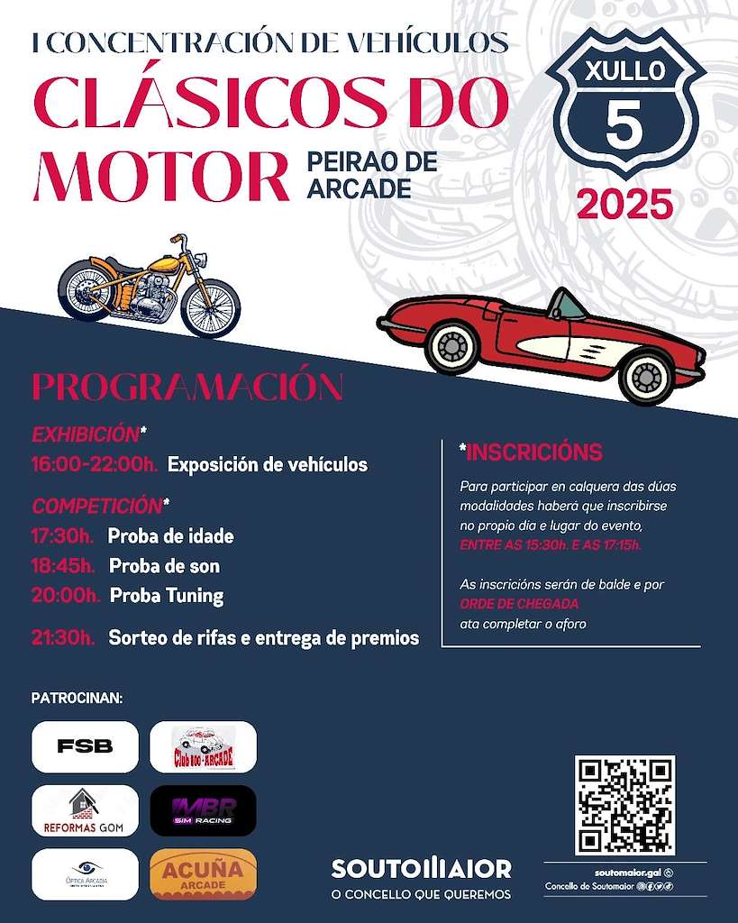 I Concentración de Vehículos Clásicos do Motor  en Soutomaior
