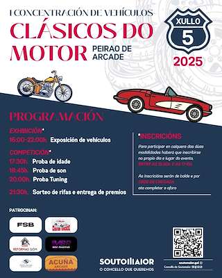 Fechas, información, programa, cartel, imágenes, mapa y ubicación de I Concentración de Vehículos Clásicos do Motor   en  Soutomaior