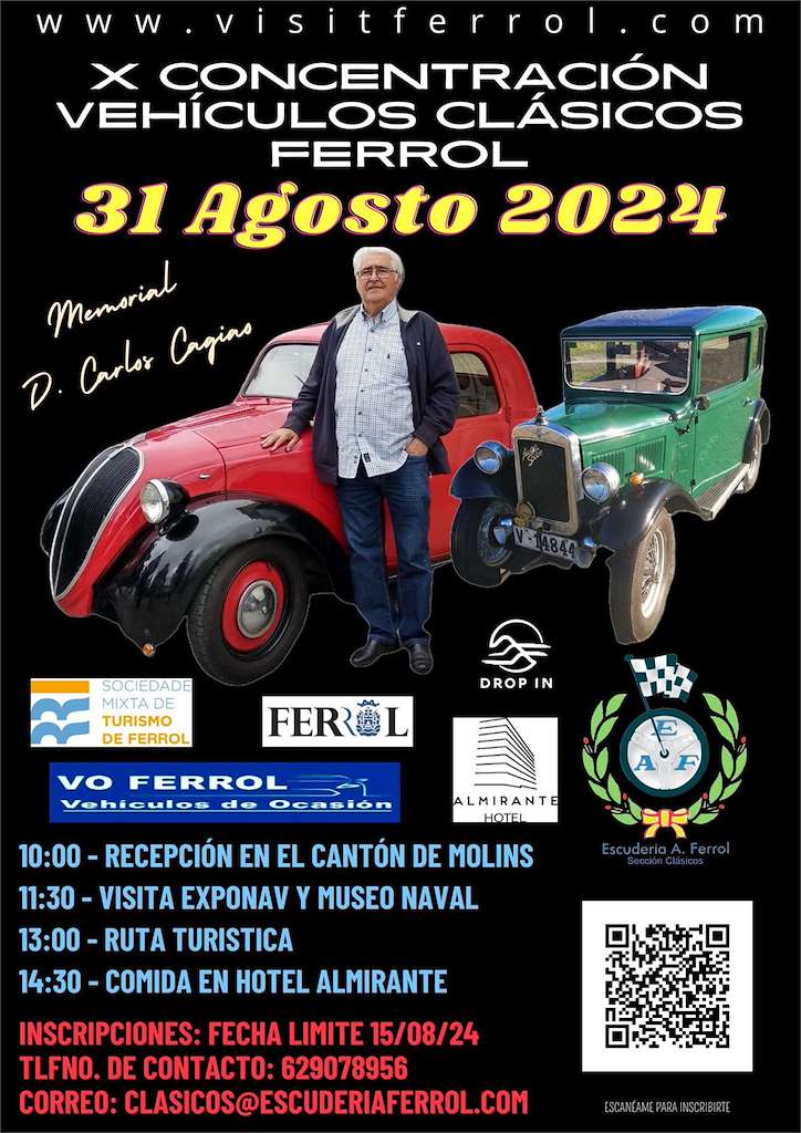 X Concentración de Vehículos Clásicos  en Ferrol