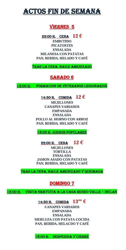 IX Concentración de Veteranos Legionarios de Galicia en Vilanova de Arousa