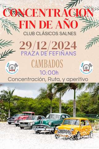 Fechas, información, programa, cartel, imágenes, mapa y ubicación de Concentración Fin de Año  en  Cambados