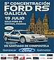FiestasRelacionadas V Concentración Ford RS en Santiago de Compostela