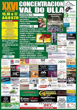 Fechas, información, programa, cartel, imágenes, mapa y ubicación de XXVI Concentración Internacional Val do Ulla  en  Vedra