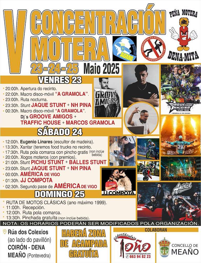 V Concentración Moteira Dena-Mita (2025) en Meaño