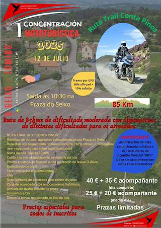 Fechas, información, programa, cartel, imágenes, mapa y ubicación de I Concentración Moteira Terras de Tomiño e Florentiña