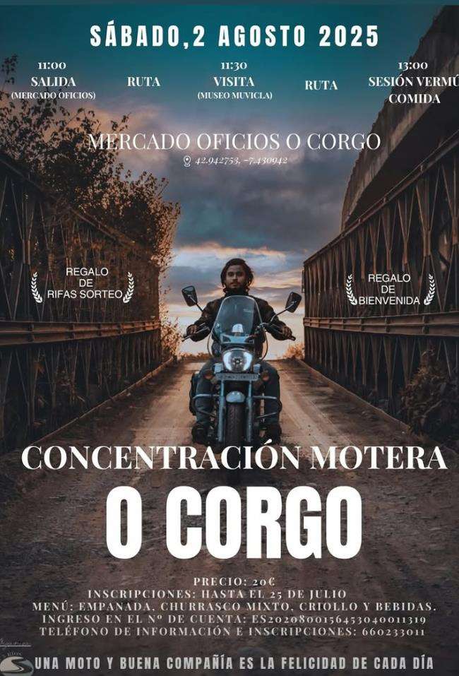 Concentración Motera (2025) en O Corgo