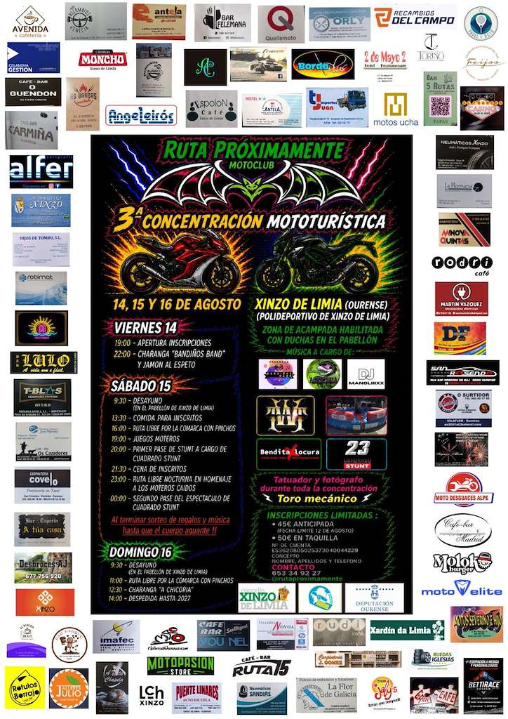 III Concentración Mototurística en Xinzo de Limia