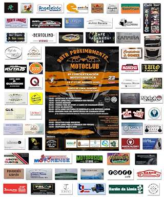 Fechas, información, programa, cartel, imágenes, mapa y ubicación de II Concentración Mototurística  en  Xinzo de Limia