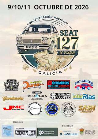 Fechas, información, programa, cartel, imágenes, mapa y ubicación de Concentración Nacional Seat 127 y Fura (2026)  en  Sanxenxo