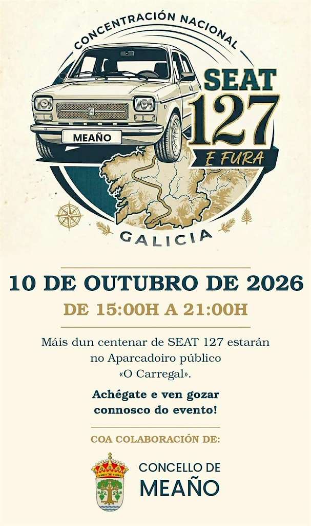 Concentración Nacional Seat 127 y Fura (2026) en Sanxenxo