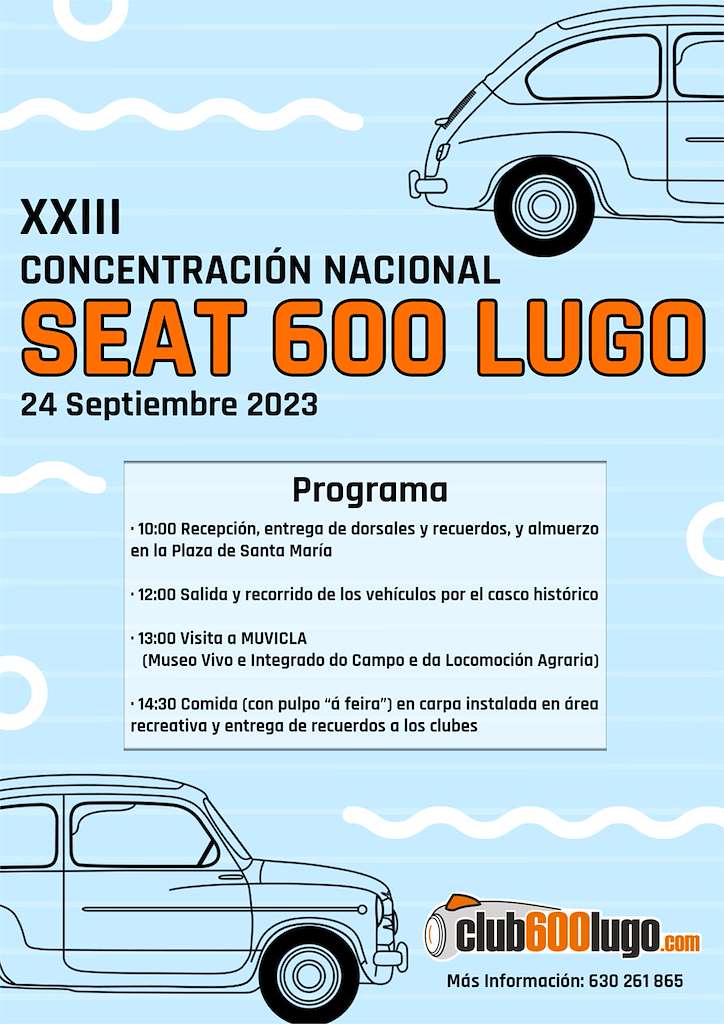 XIX Concentración Seat 600 en Lugo