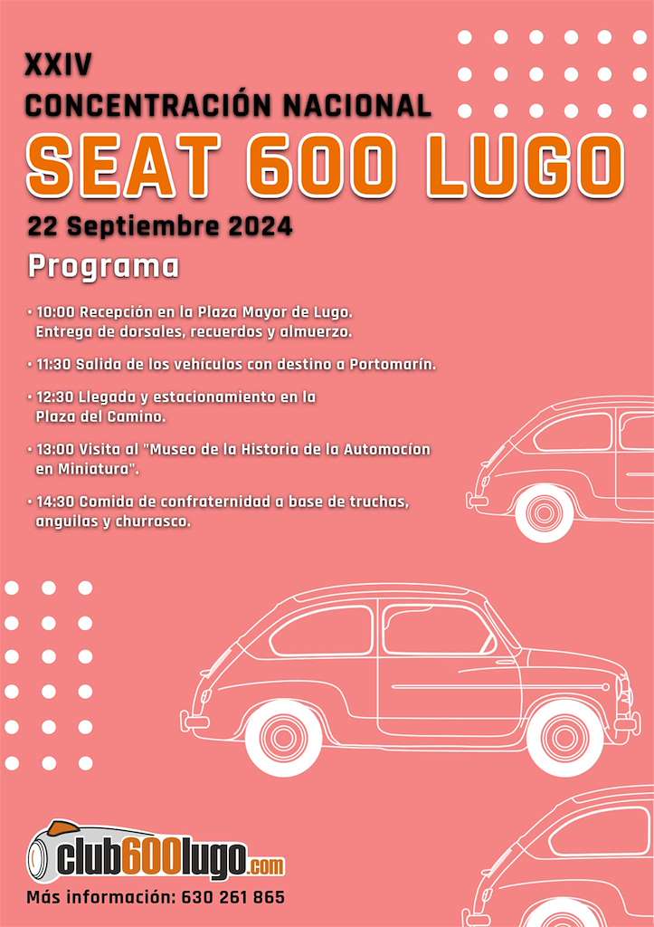 XXIV Concentración Seat 600 en Lugo