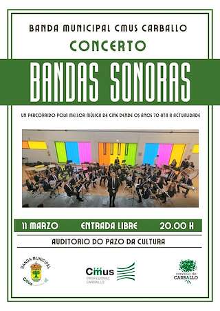 Concerto Bandas Sonoras en Carballo