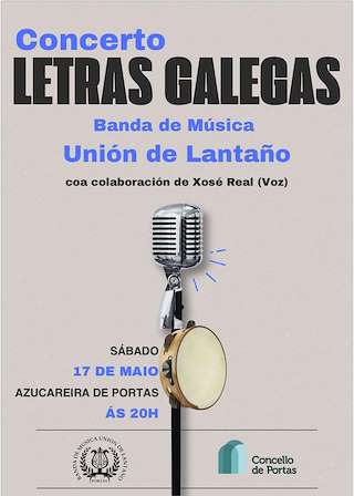 Concerto das Letras Galegas (2026) en Portas