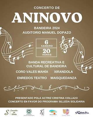 Concerto de Aninovo de Bandeira en Silleda