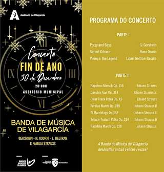 Concerto de Fin de Ano en Vilagarcía de Arousa