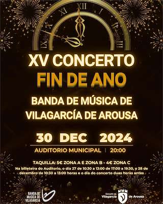 XVI Concierto de Fin de Año en Vilagarcía de Arousa