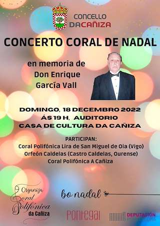 Concierto de Navidad Coral en A Cañiza