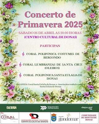Concerto de Primavera de Donas en Gondomar