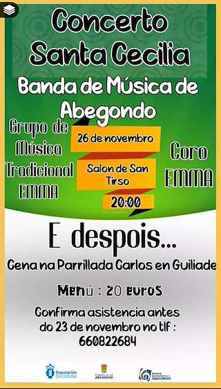 Concerto de Santa Cecilia en Abegondo
