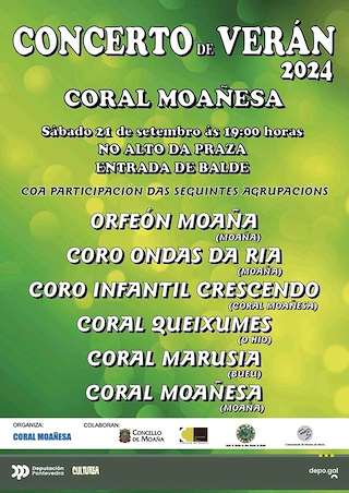 Concerto de Verán en Moaña