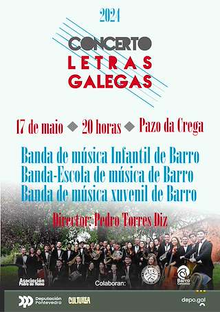 Concerto das Letras Galegas (2026) en Barro